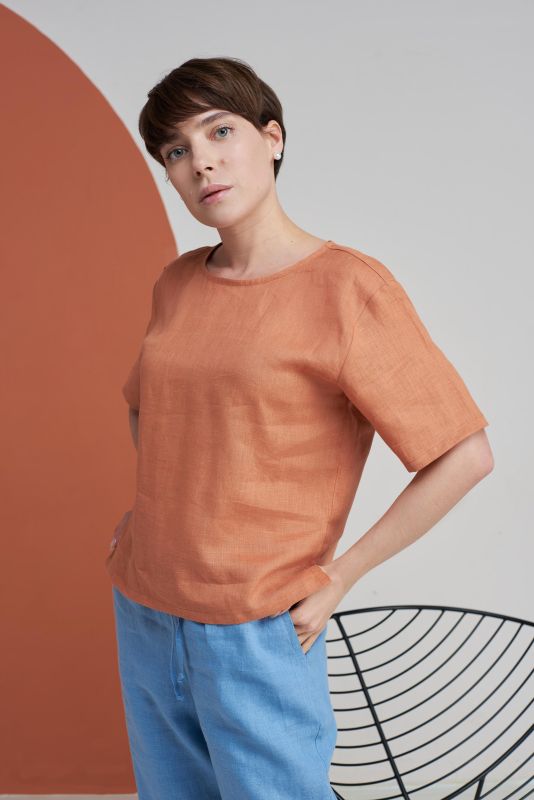 Футболка з льону